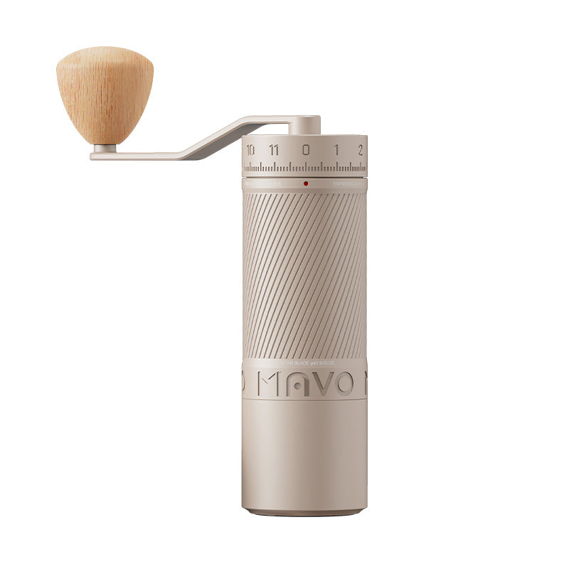 MAVO Phantox Pro Coffee Grinder in Starlight Silver