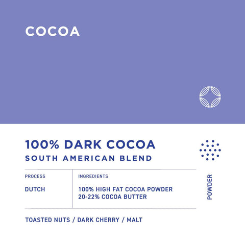 100% Dark Cocoa Powder