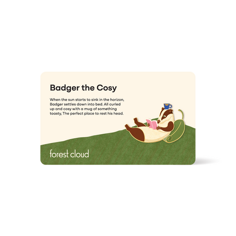 Forest Cloud Character Enamel Pins