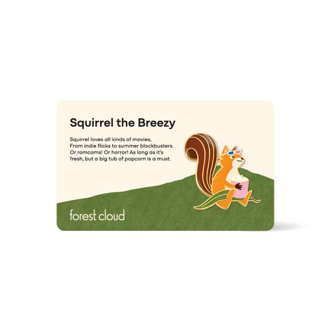 Forest Cloud Character Enamel Pins