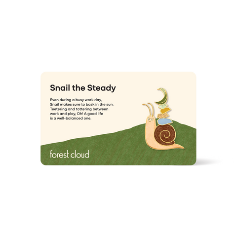 Forest Cloud Character Enamel Pins
