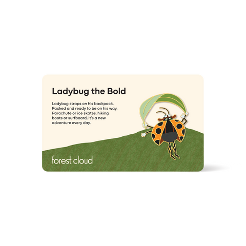 Forest Cloud Character Enamel Pins