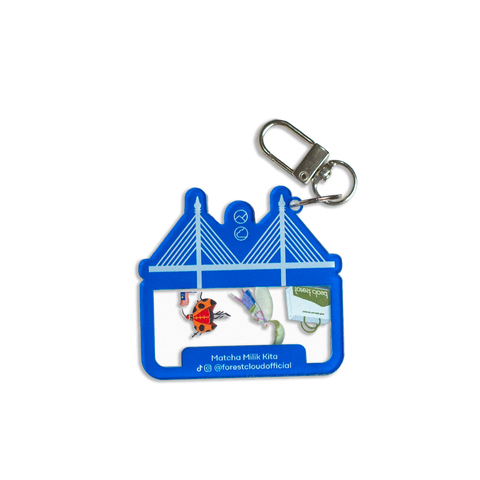 Forest Cloud Landmarks Keychain