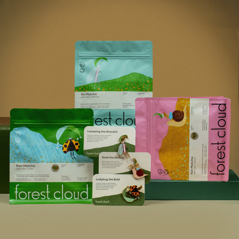 Forest Cloud Malaysia Day Special Bundle: Ran, Yun, An 100g + 3 Enamel Pins
