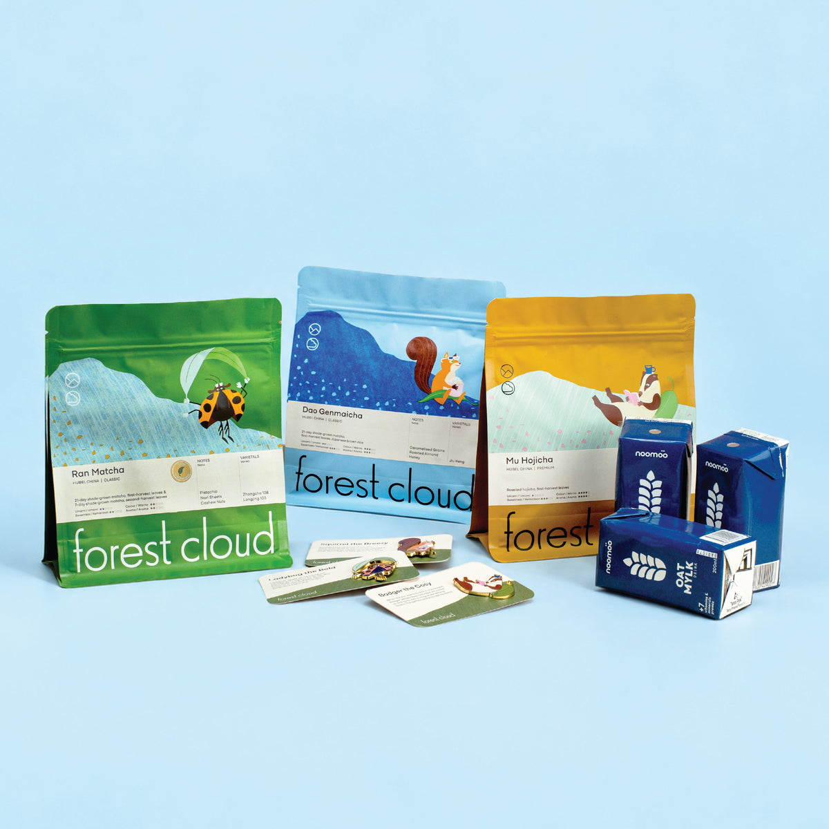 Forest Cloud Trio Cha Bundle