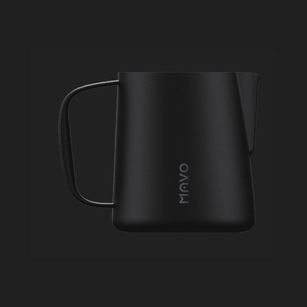 MAVO DRAIFT Milk Frothing Pitcher in Obsidian Black