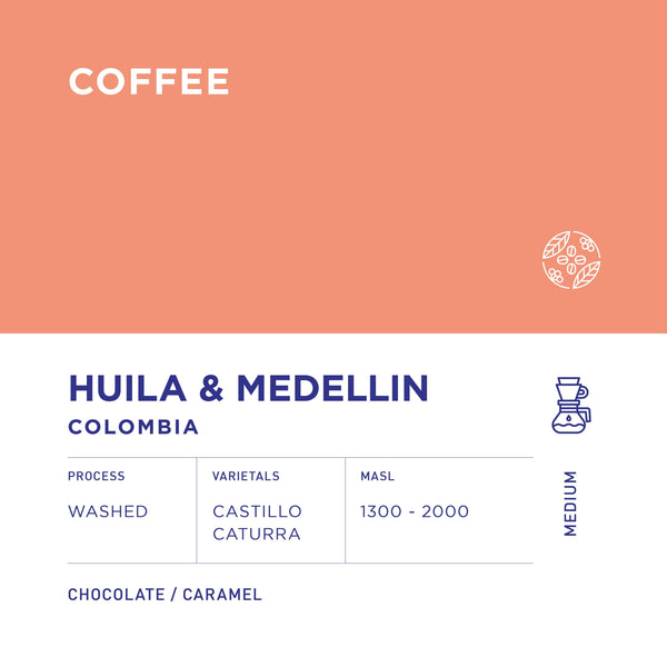 Colombia Huila & Medellin Washed