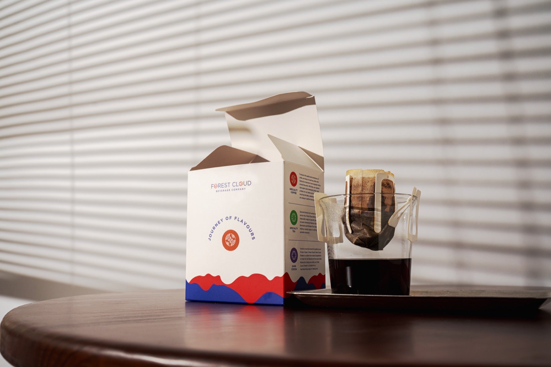 Forest Cloud drip coffee being brewed